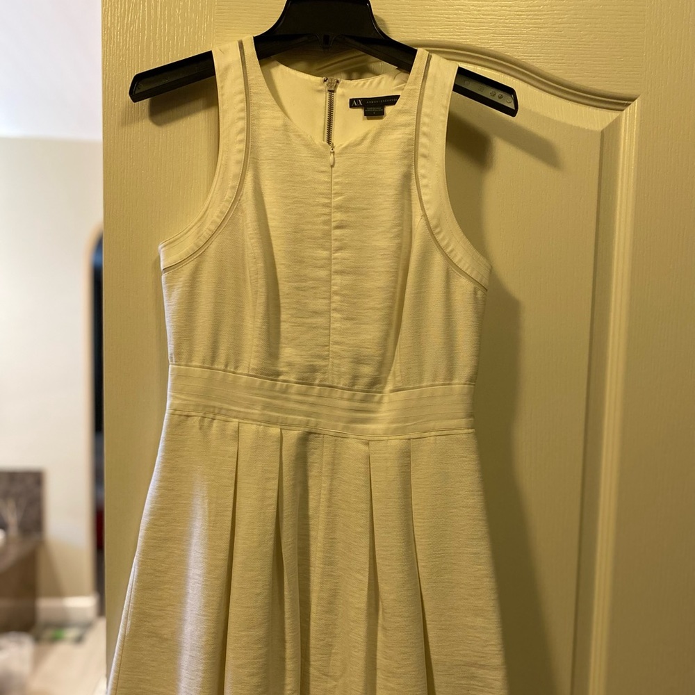 White Armani exchange dress